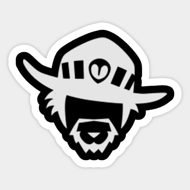 McCree - Overwatch Sticker by supertwistedgaming